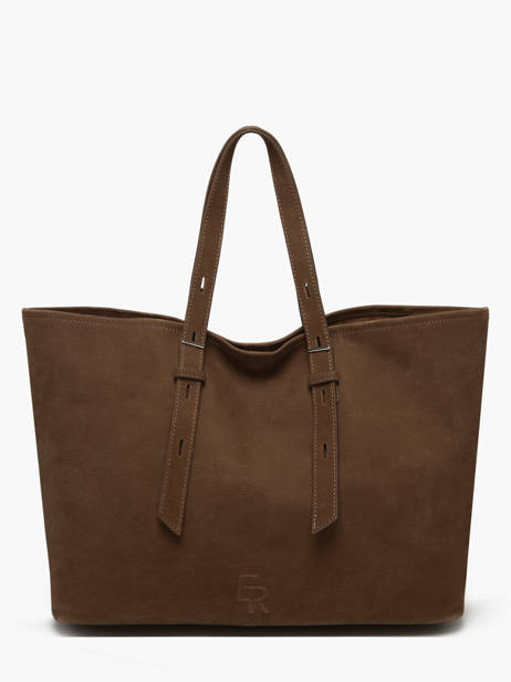 Handtas Cavalier Nubuck Leder Etrier Bruin cavalier nubuck ECAN127M